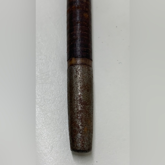 19th Century Antique Turned Bone Stacked Leather Walking Stick England - Picture 10 of 16